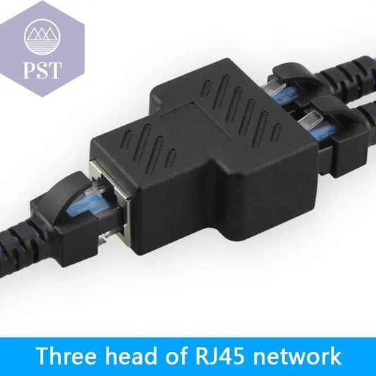 1 To 2 Ways Network LAN Cable Ethernet Female Cat6 RJ45 Splitter Connector Adapter UTP Cat7 5e Conector Switch Adapters Coupler PST PS Tradings