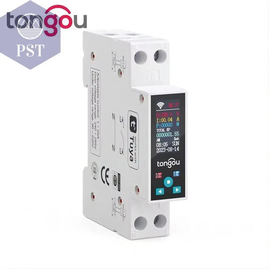 1P 50A Tuya WIFI Smart Switch Leistungsschalter LED Energie Meter Kwh Power Metering Timer Relais Fernbedienung Smart Leben APP PST PS Tradings PST PS Tradings PST PS Tradings 1P 50A Tuya WIFI Smart Switch Leistungsschalter LED Energie Meter Kwh Power Metering Timer Relais Fernbedienung Smart Leben APP