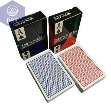 2 PCS/Lot Baccarat Texas Hold'em Plastic Playing Cards wear-resistant Waterproof Poker Card Board Bridge Poker Game Yernea - PST PS Tradings