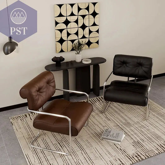 Minimalistischer moderner Wohnzimmer Stuhl aus Edelstahl PST PS Tradings Stuhl PST PS Tradings PST PS Tradings