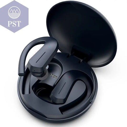 Wireless Waterproof Earphones for Sports Dark-Blue-France PST PS Tradings