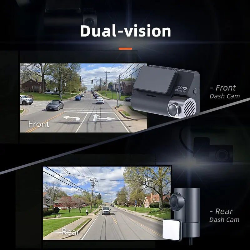 Dual Lens 4K Dashcam with Built-in GPS and Parking Monitior       PST PS Tradings