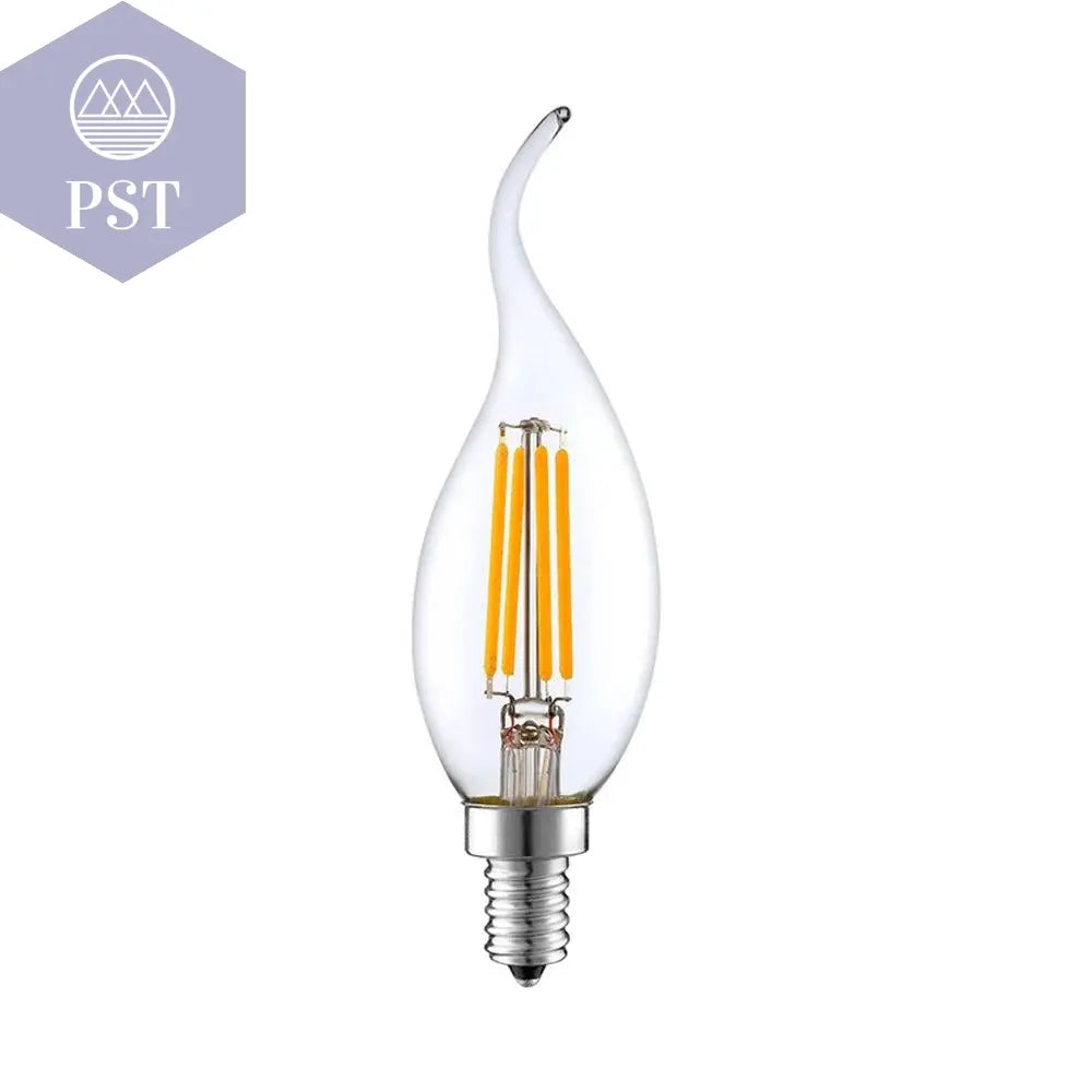 10pcs LED Bulb E14 4W/6W Dimmable Edison Retro Filament Candle Light AC220V C35 Warm/Cold White 360 Degree Energy Saving Lamp       PST PS Tradings