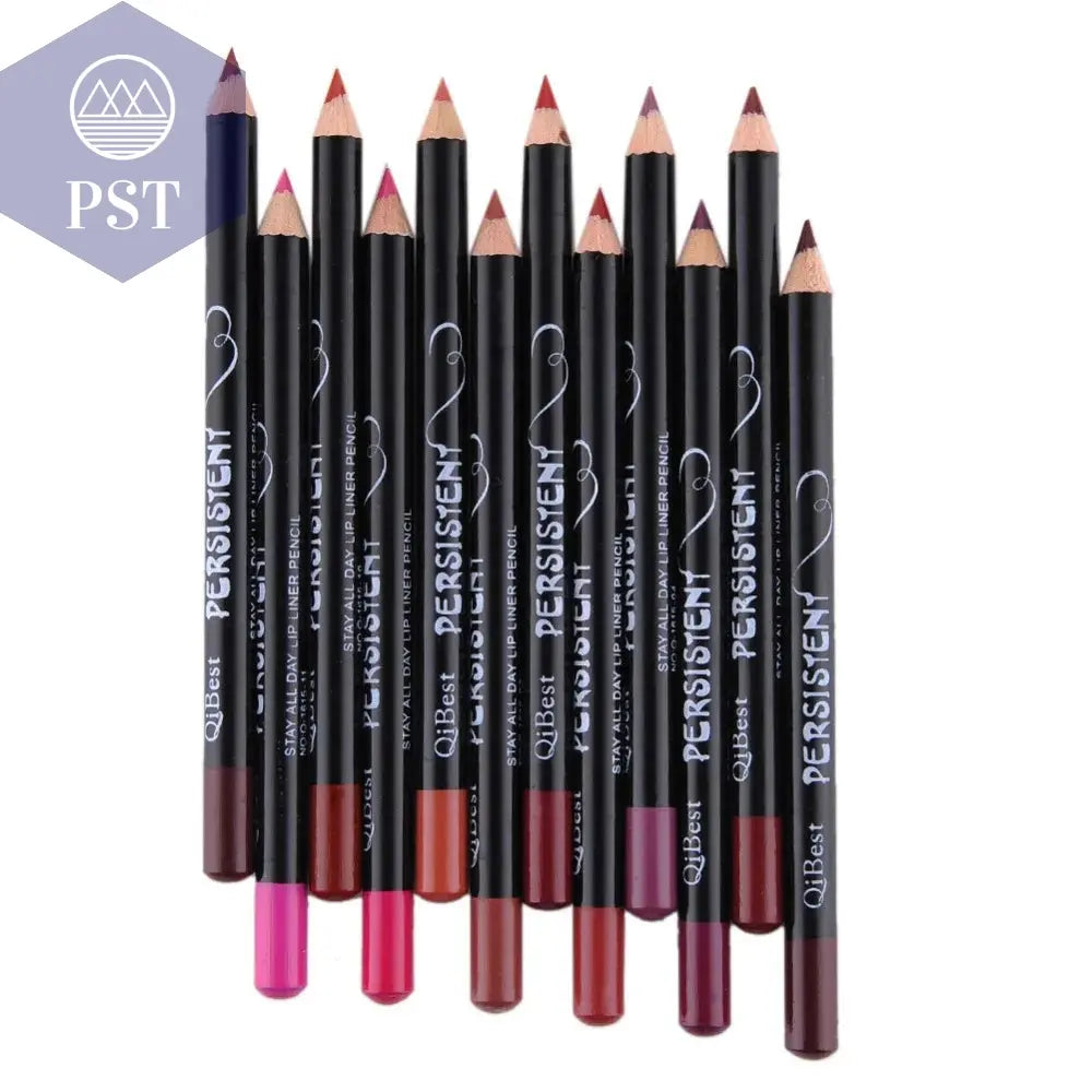 12 stc. professional Lip Liner Waterproof Wasserfest nude Lip Liner Set 12 Stück       PST PS Tradings