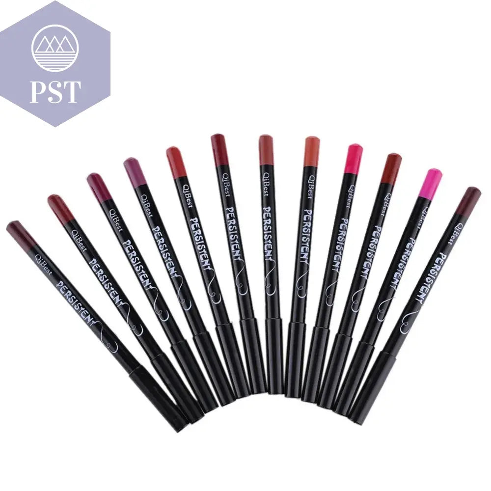 12 stc. professional Lip Liner Waterproof Wasserfest nude Lip Liner Set 12 Stück       PST PS Tradings