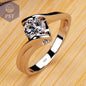 18K White Gold Zirconia Ring PST PS Tradings  PST PS Tradings 5-D373 PST PS Tradings 18K White Gold Zirconia Ring