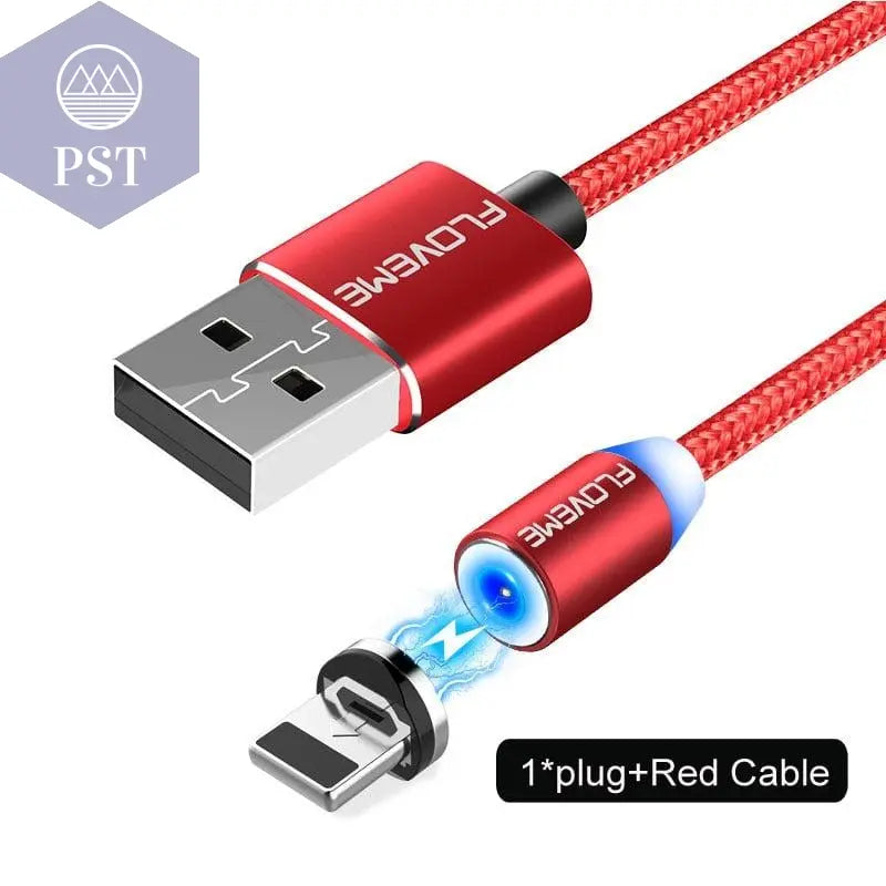 1M Magnetic Design Micro USB Charging Cable  Cellphones & Telecommunications - Cellphones    Russian-Federation-Red-Micro-USB PST PS Tradings