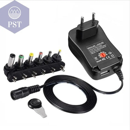 3V 4.5V 5V 6V 7.5V 9V 12V 2A 2.5A AC/DC Adapter Adjustable Power Supply Universal Adaptor Charger for LED Light Bulb Strip CCTV - PST PS Tradings