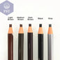 5 teile/satz Augenbraue Bleistift Make-Up Braun Augenbraue Enhancer Kosmetische Kunst Wasserdicht Bleistift Tönung Stereo Arten Schönheit Werkzeuge Billig       PST PS Tradings