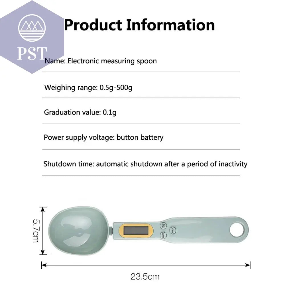 500g/0.1g LCD Display Digital Kitchen Measuring Spoon Electronic Digital Spoon Scale Mini Kitchen Scales Baking Supplies - PST PS Tradings