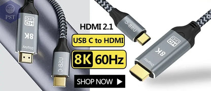 8K HDMI 2.1 Kabel 4K@120Hz 8K@60Hz 48Gbps EARC ARC HDCP Ultra High Speed HDR für RTX Videokabel PC Laptop Projektor HD TV PS5  Elektronik - Medien - Kabel     PST PS Tradings