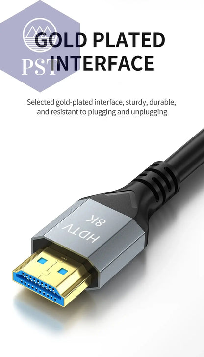 8K HDMI 2.1 Kabel 4K@120Hz 8K@60Hz 48Gbps EARC ARC HDCP Ultra High Speed HDR für RTX Videokabel PC Laptop Projektor HD TV PS5  Elektronik - Medien - Kabel     PST PS Tradings