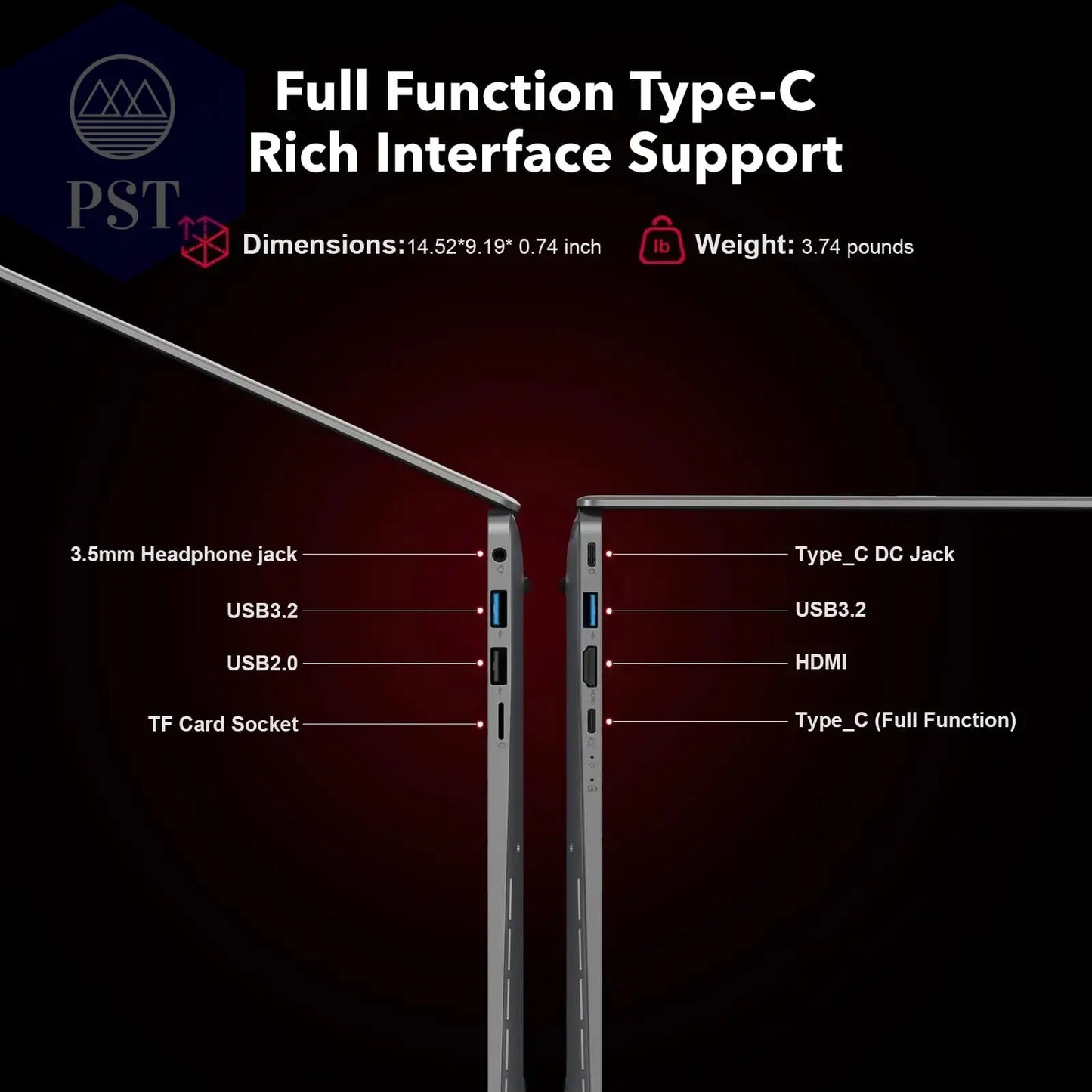 ACEMAGIC Ax16Pro Gaming Laptop 16,1" IPS FHD AMD Ryzen ™ 7 5700U Notebook 16 GB DDR4 + 512 GB PCI-E 53,58 Wh Windows 11 Gaming PC Laptops Mobile Computer PST PS Tradings  PST PS Tradings  PST PS Tradings