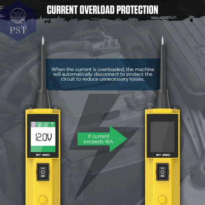 AUTOOL BT260 Car Electrical Circuit Tester Power Probe Automotive Scanner Auto LED Display Voltage Digital Diagnostic Tool pb100 - PST PS Tradings