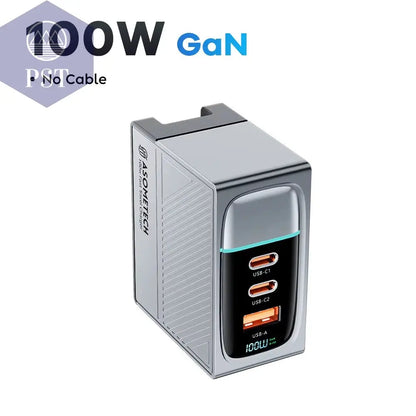 Asome Tech 100W Gan Ladegerät Qc 4,0 Pd 67W 65W Pps Display Tragbares Multi Usb Typ C Schnell Ladegerät Für Laptop Tablet Iphone Samsung PST PS Tradings  PST PS Tradings 100W-Gan-Eu-Plug PST PS Tradings Asome Tech 100W Gan Ladegerät Qc 4,0 Pd 67W 65W Pps Display Tragbares Multi Usb Typ C Schnell Ladegerät Für Laptop Tablet Iphone Samsung