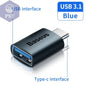 Baseus USB 3.1 OTG-Adapter USB Typ C auf USB-Buchse Konverter für MacBook Pro Air Samsung S22 Xiaomi USB-C USBC OTG-Anschluss       PST PS Tradings