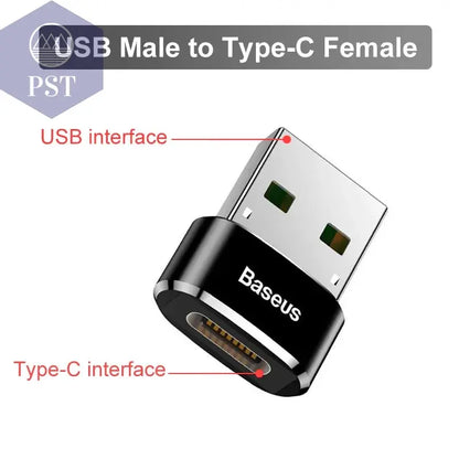 Baseus USB 3.1 OTG-Adapter USB Typ C auf USB-Buchse Konverter für MacBook Pro Air Samsung S22 Xiaomi USB-C USBC OTG-Anschluss       PST PS Tradings