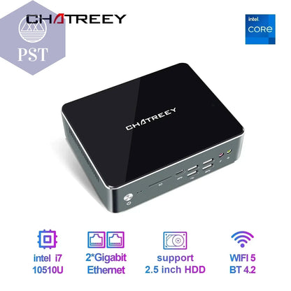 Chatreey KC10 Mini PC Computer i7 i5 Gigabit Ethernet PST PS Tradings Desktop PST PS Tradings 16G-512-SSD-1TB-HDD-i5-10210U-us-CN PST PS Tradings Chatreey KC10 Mini PC Computer i7 i5 Gigabit Ethernet Desktop