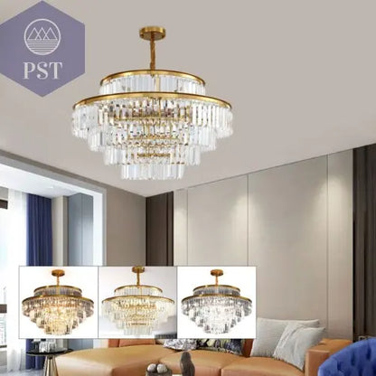 Elegante Moderne Kristall LED Deckenleuchte PST PS Tradings Beleuchtung PST PS Tradings  PST PS Tradings Elegante Moderne Kristall LED Deckenleuchte Beleuchtung