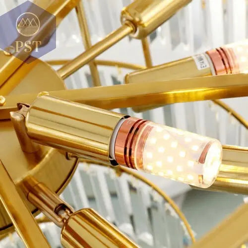 Elegante Moderne Kristall LED Deckenleuchte PST PS Tradings Beleuchtung PST PS Tradings  PST PS Tradings Elegante Moderne Kristall LED Deckenleuchte Beleuchtung