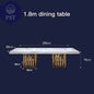 Eleganter Esstisch mit Stühlen Designer Esszimmer Marmor Style Esstisch Set PST PS Tradings Esstisch PST PS Tradings  PST PS Tradings