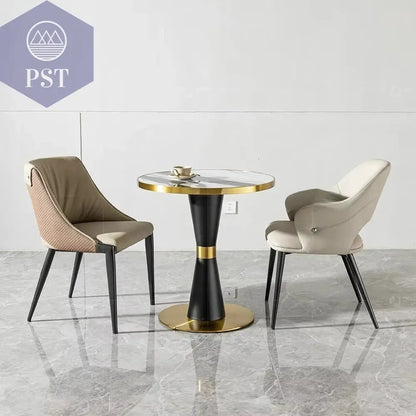 Elegantes Esszimmer Set Tisch und Stuhl Set eleganter Esstisch Schwarz PST PS Tradings Tischset PST PS Tradings Default-Default PST PS Tradings