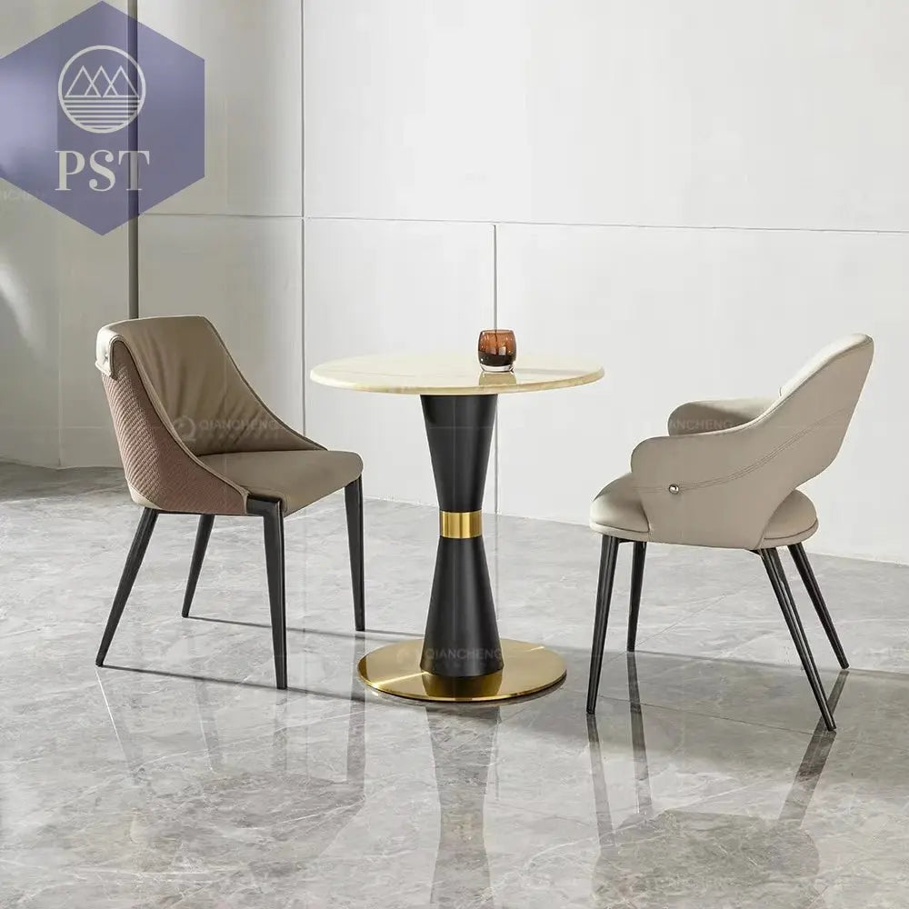 Elegantes Esszimmer Set Tisch und Stuhl Set eleganter Esstisch Schwarz PST PS Tradings Tischset PST PS Tradings  PST PS Tradings