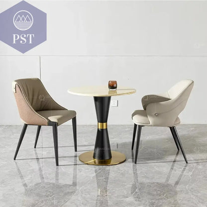 Elegantes Esszimmer Set Tisch und Stuhl Set eleganter Esstisch Schwarz PST PS Tradings Tischset PST PS Tradings  PST PS Tradings