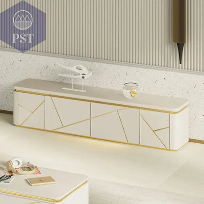 Elegantes Holz TV-Ständer & Couchtisch Set PST PS Tradings  PST PS Tradings 2000-400-460cm PST PS Tradings