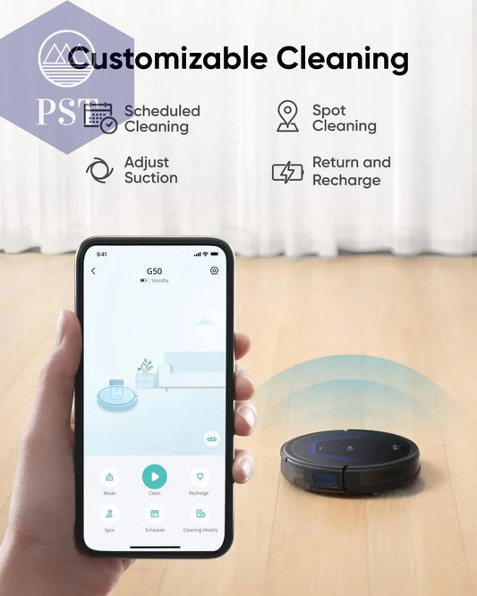 Eufy G50 Hybrid Saugroboter Mit Wischfunktion & 4.000Pa Starker Saugkraft, Dynamische Navigation, Pro-Entwirrkamm PST PS Tradings  PST PS Tradings  PST PS Tradings