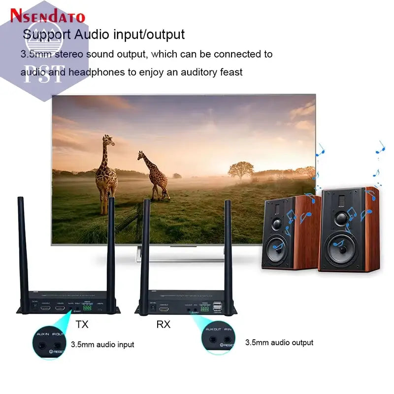 HDMI USB KVM Extender 4K 100M Extension Cable with Switch Wireless HDMI Video Transmitter Receiver Extender for Mouse Keyboard PST PS Tradings  PST PS Tradings  PST PS Tradings HDMI USB KVM Extender 4K 100M Extension Cable with Switch Wireless HDMI Video Transmitter Receiver Extender for Mouse Keyboard