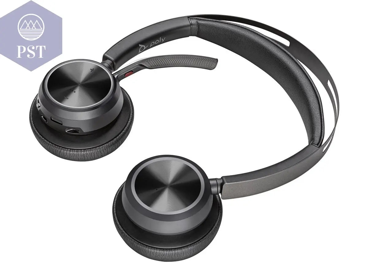 HP Poly Voyager Focus 2 UC Headset +USB-A to USB-C Cable +Charging Stand PST PS Tradings Kopfhörer PST PS Tradings  PST PS Tradings