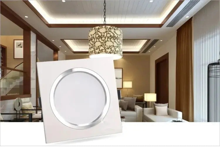 2,5 zoll Downlight LED 6w 9w 12w 220v Natur Weiß Quadratische Einbau LED Lampe Spot Licht für Wohnzimmer Foyer Schlafzimmer Küche       PST PS Tradings