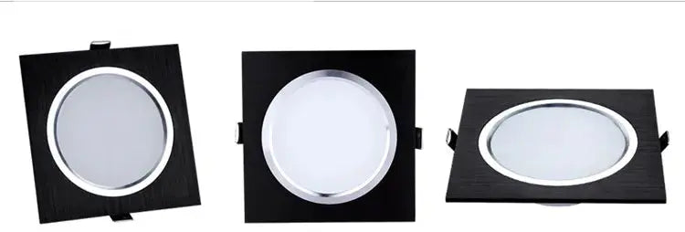 2,5 zoll Downlight LED 6w 9w 12w 220v Natur Weiß Quadratische Einbau LED Lampe Spot Licht für Wohnzimmer Foyer Schlafzimmer Küche       PST PS Tradings