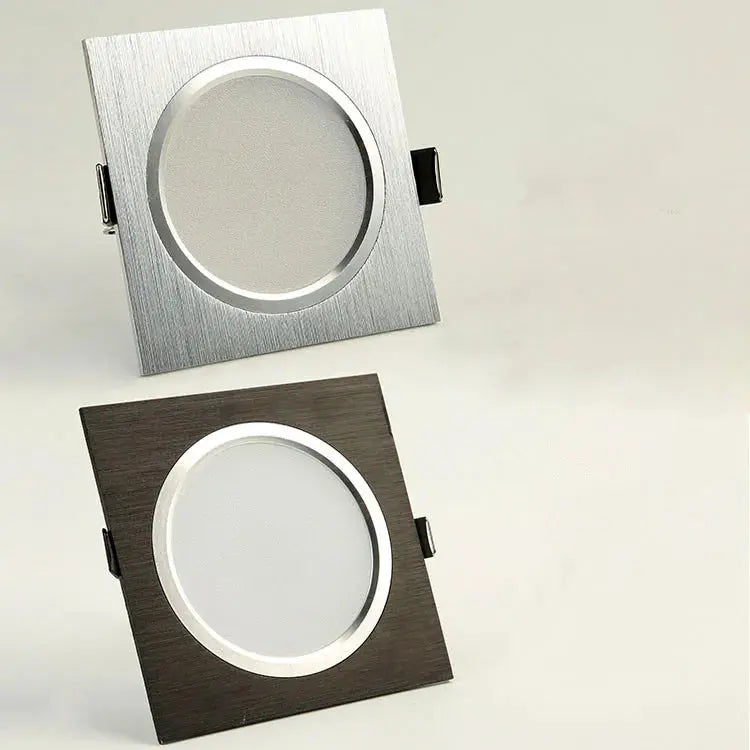 2,5 zoll Downlight LED 6w 9w 12w 220v Natur Weiß Quadratische Einbau LED Lampe Spot Licht für Wohnzimmer Foyer Schlafzimmer Küche       PST PS Tradings