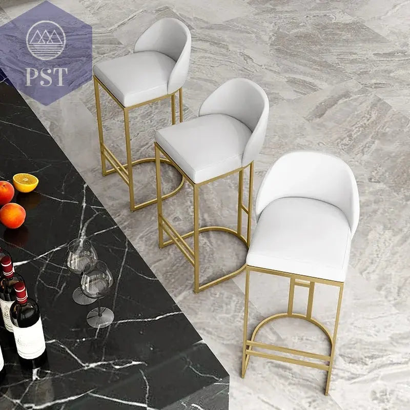 High Pink Akzent Barhocker Empfang minimalist ische Luxus Küche Theken hocker nordische ergonomische Cadeiras Bar Möbel       PST PS Tradings