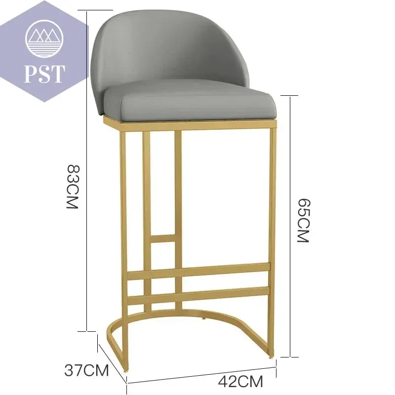 High Pink Akzent Barhocker Empfang minimalist ische Luxus Küche Theken hocker nordische ergonomische Cadeiras Bar Möbel       PST PS Tradings