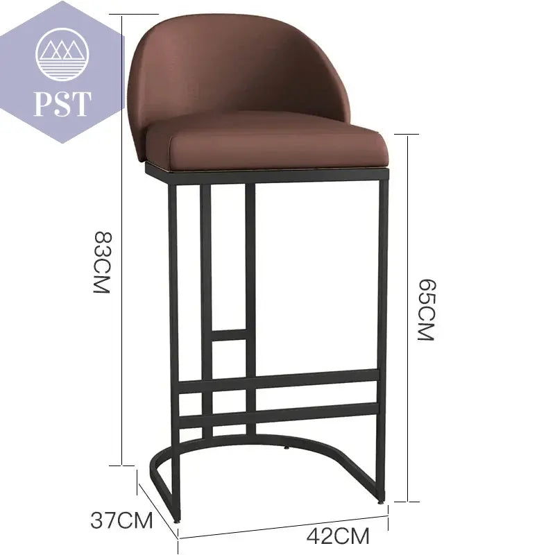 High Pink Akzent Barhocker Empfang minimalist ische Luxus Küche Theken hocker nordische ergonomische Cadeiras Bar Möbel       PST PS Tradings
