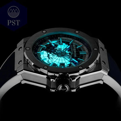 Hochwertige Armbanduhr Herrenuhr Automatik mit Wasserschutz PST PS Tradings  PST PS Tradings  PST PS Tradings Hochwertige Armbanduhr Herrenuhr Automatik mit Wasserschutz