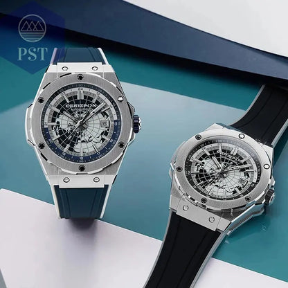 Hochwertige Armbanduhr Herrenuhr Automatik mit Wasserschutz PST PS Tradings  PST PS Tradings  PST PS Tradings Hochwertige Armbanduhr Herrenuhr Automatik mit Wasserschutz