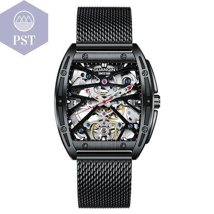 Hollowed Fashion Automatik Herren Uhr Skeletton Armbanduhr PST PS Tradings  PST PS Tradings Other PST PS Tradings Hollowed Fashion Automatik Herren Uhr Skeletton Armbanduhr