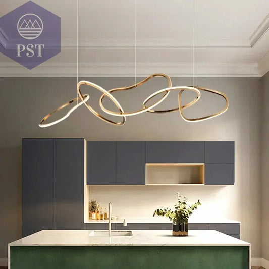 Luxuriöse Dimmbare Pendelleuchte Esstisch Leuchter Wohnzimmer Beleuchtung PST PS Tradings Pendelleuchte PST PS Tradings  PST PS Tradings