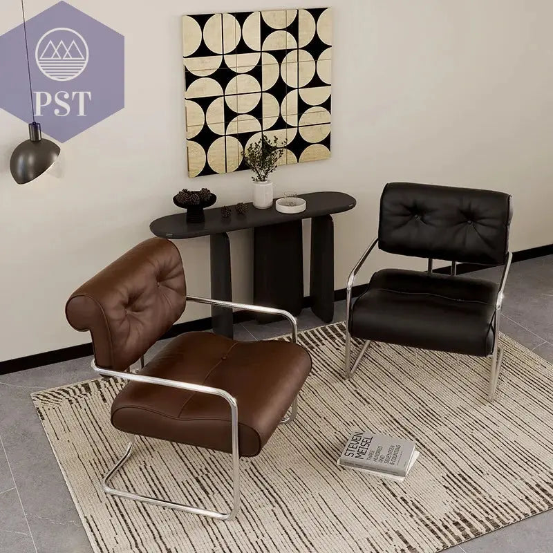 Minimalistischer moderner Wohnzimmer Stuhl aus Edelstahl PST PS Tradings Stuhl PST PS Tradings  PST PS Tradings