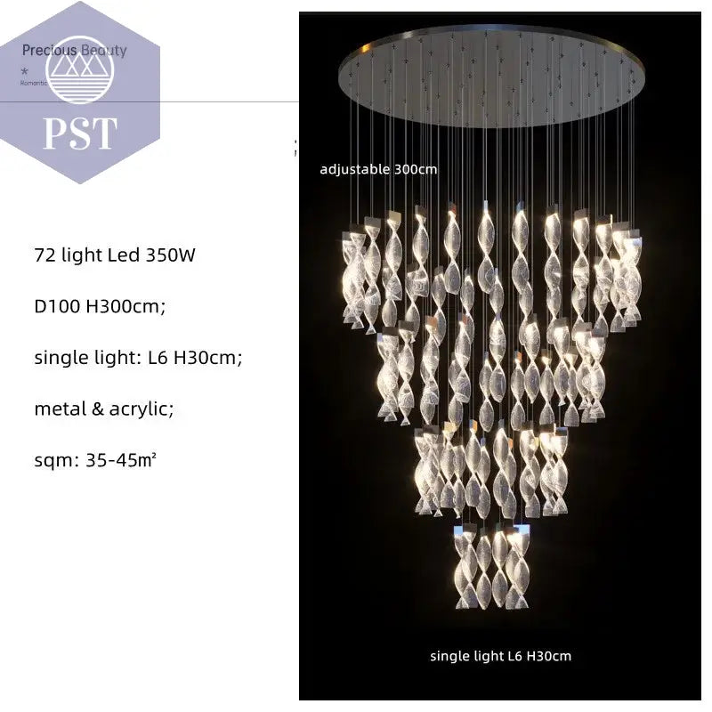 Moderne Kronleuchter dimmbare LED Pendelleuchter Design Leuchter PST PS Tradings Pendelleuchte PST PS Tradings  PST PS Tradings Moderne Kronleuchter dimmbare LED Pendelleuchter Design Leuchter Pendelleuchte