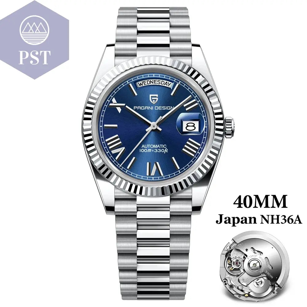 PAGANI DESIGN DD36 Automatik Uhr Armbanduhr PST PS Tradings Armbanduhr PST PS Tradings Blue-40MM-CHINA PST PS Tradings PAGANI DESIGN DD36 Automatik Uhr Armbanduhr Armbanduhr