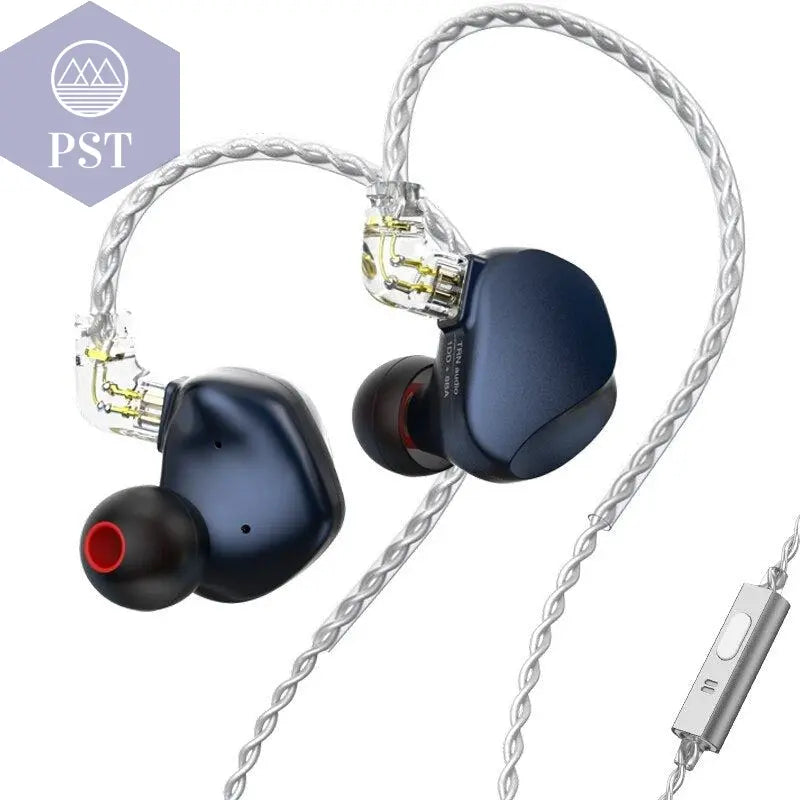 Pro DJ Metal In Ear Earphones      Blue-with-Mic-Russian-Federation PST PS Tradings