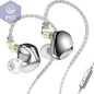 Pro DJ Metal In Ear Earphones      Silver-with-Mic-Russian-Federation PST PS Tradings