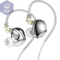 Pro DJ Metal In Ear Earphones      Silver-without-Mic-China PST PS Tradings