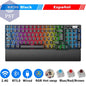 RK96 Kabellose RGB Gaming Tastatur PST PS Tradings  Spanish Black / Red Switch / CHINA RK96 Kabellose RGB Gaming Tastatur