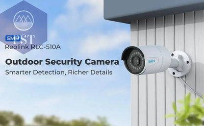 Reolink Smart Security Camera 5MP Outdoor Infrared Night Vision Cam with Human/Car/Pet Detection POE IP Camera - Property & Safety Tradings